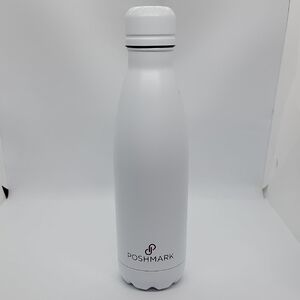 Poshmark Logo White Insulated Metal Water Bottle 17 oz Poshfest swag reuseable